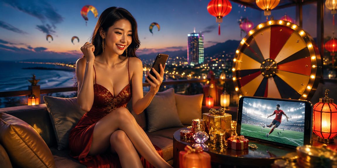 Bốc thăm may mắn dưới ánh đèn lồng Hội An — không khí lễ hội truyền thống Việt Nam